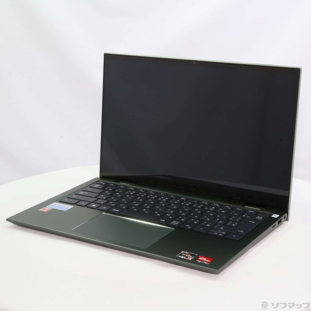 (中古)DELL Inspiron 14 7415 2-in-1 MI784CPYD-BWHBC ペブルグリーン(247-ud)