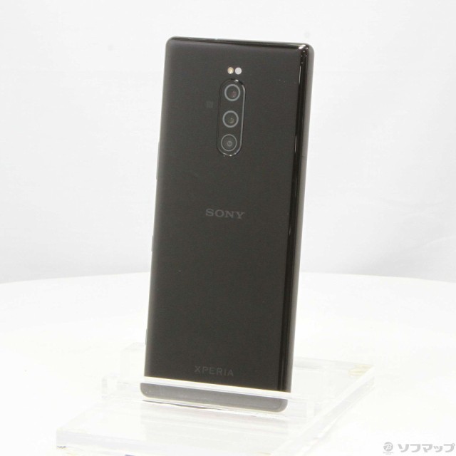 (中古)SONY Xperia 1 128GB ブラック J9110JP SIMフリー(276-ud)