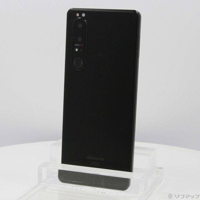 (中古)SONY Xperia 1 III 256GB フロストブラック SO-51B docomoロック解除SIMフリー(348-ud)