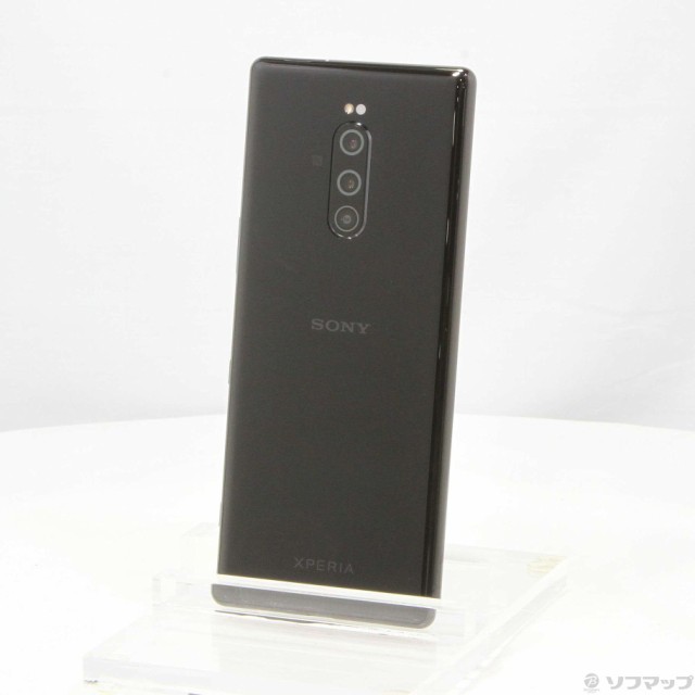 (中古)SONY Xperia 1 128GB ブラック J9110JP SIMフリー(269-ud)