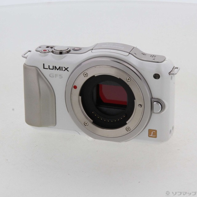 (中古)Panasonic LUMIX DMC-GF5 ボディ シェルホワイト(262-ud)