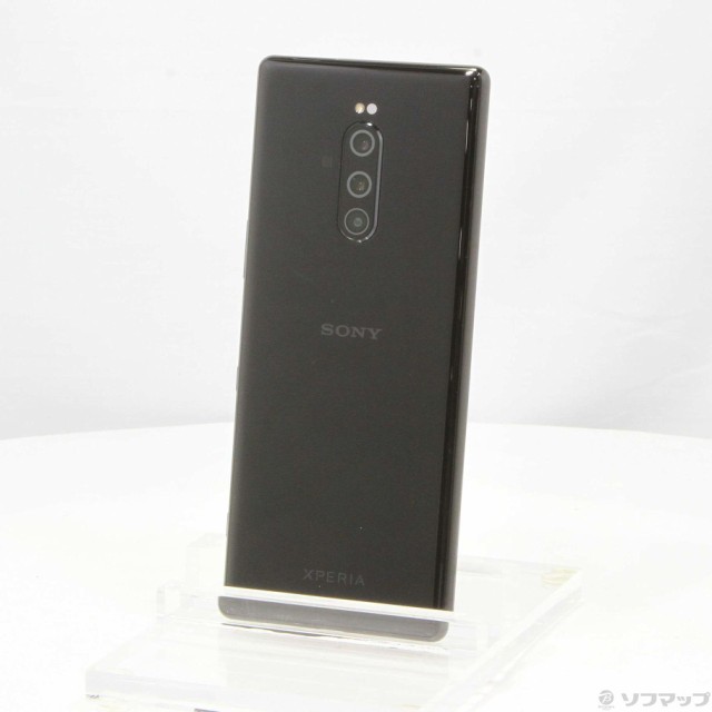 (中古)SONY Xperia 1 128GB ブラック J9110JP SIMフリー(258-ud)