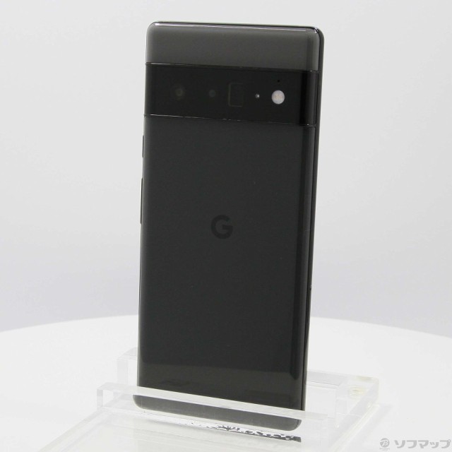 (中古)GOOGLE Google Pixel 6 Pro 256GB ストーミーブラック GF5KQ SIMフリー(348-ud)