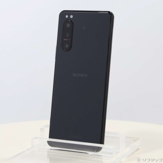 (中古)SONY Xperia 5 II 256GB ブラック XQ-AS42 SIMフリー(295-ud)