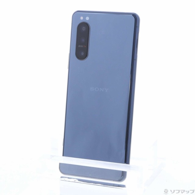 (中古)SONY Xperia 5 II 256GB ブルー XQ-AS42 SIMフリー(305-ud)