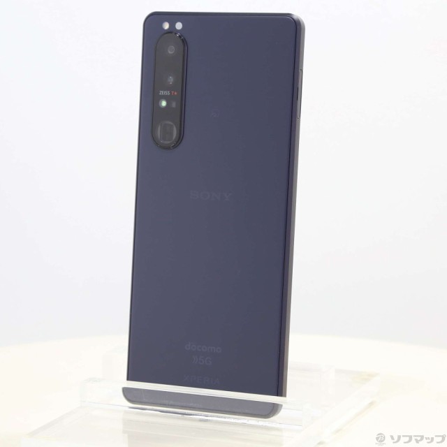 (中古)SONY Xperia 1 III 256GB フロストパープル SO-51B docomoロック解除SIMフリー(377-ud)