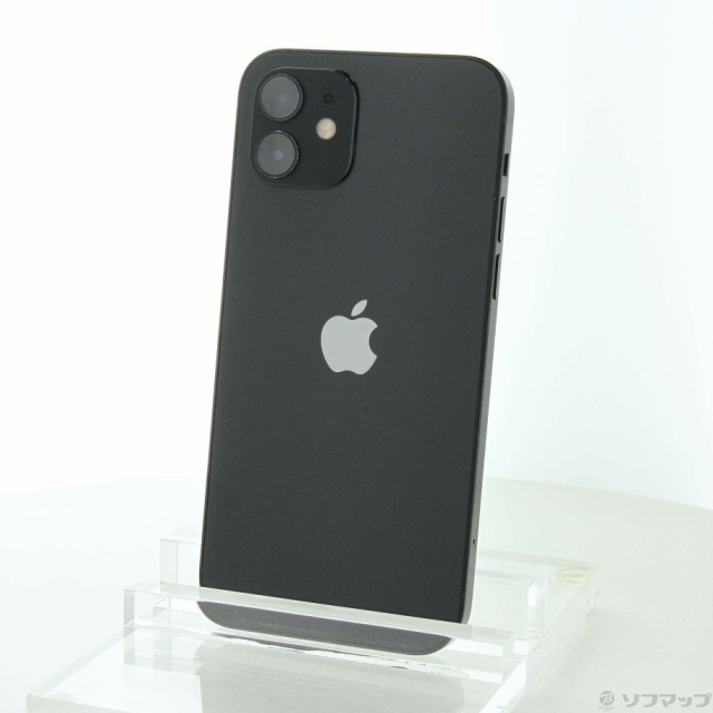 (中古)Apple iPhone12 128GB ブラック MGHU3J/A SIMフリー (ネットワーク利用制限▲)(262-ud)