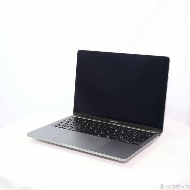 (中古)MacBook Pro 13.3-inch Late 2020 MYD92J/A M1 8コアCPU_8コアGPU 8GB SSD512GB スペースグレイ (12.4 Monterey)(262-ud)