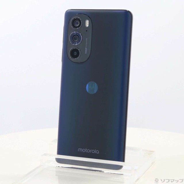 (中古)motorora motorola edge 30 pro 256GB コスモブルー PASS0022JP SIMフリー(344-ud)