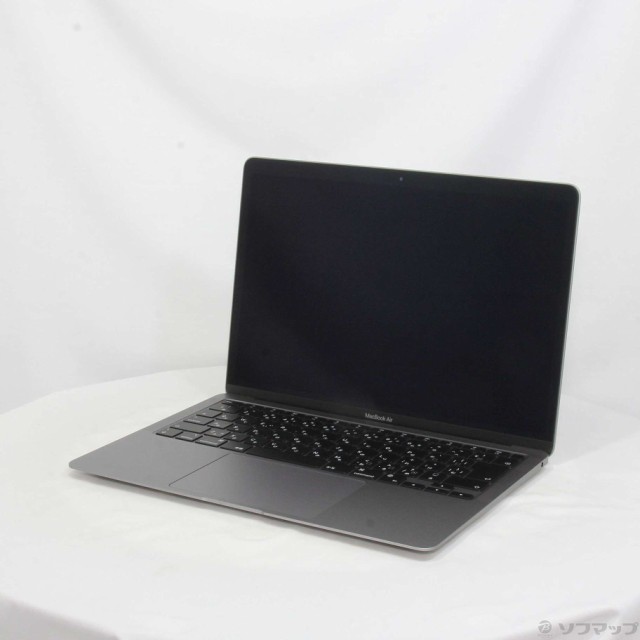 (中古)MacBook Air 13.3-inch Late 2020 MGN63J/A M1 8コアCPU_7コアGPU 8GB SSD256GB スペースグレイ (12.4 Monterey)(349-ud)