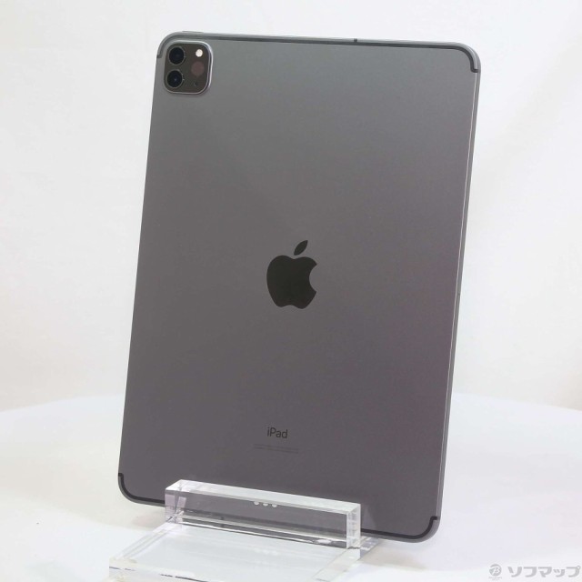 (中古)Apple iPad Pro 11インチ 第2世代 512GB スペースグレイ MXE62J/A SIMフリー(368-ud)