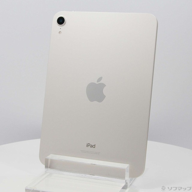 (中古)Apple iPad mini 第6世代 256GB スターライト MK7V3J/A Wi-Fi(276-ud)