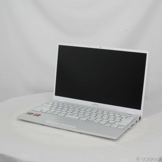 (中古)FUJITSU (展示品) LIFEBOOK UH75/E3 FMVU75E3WB シルバーホワイト (Windows 10)(348-ud)