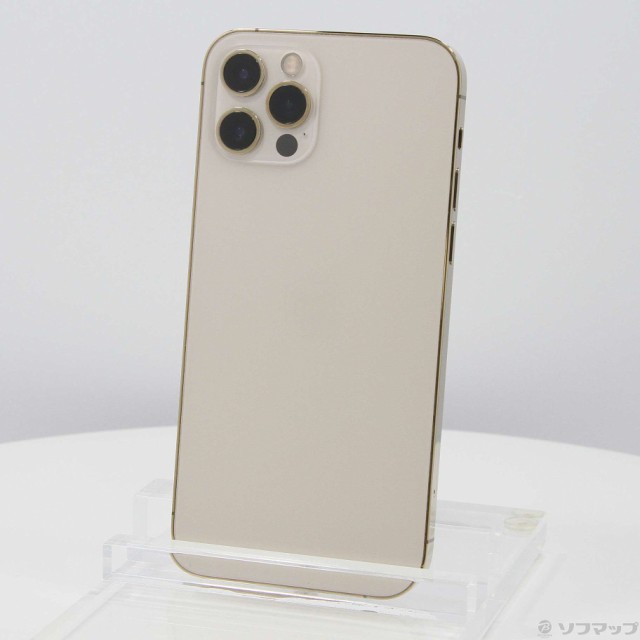 (中古)Apple iPhone12 Pro 512GB ゴールド NGMH3J/A SIMフリー(198-ud)