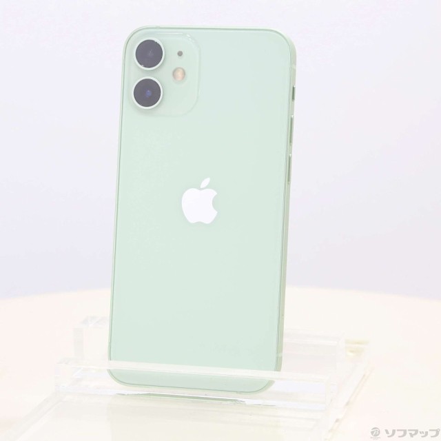 (中古)Apple iPhone12 mini 128GB グリーン MGDQ3J/A SIMフリー(352-ud)