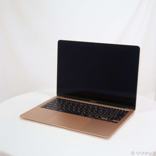 (中古)Apple MacBook Air 13.3-inch Late 2020 MGND3J/A Apple M1 8コアCPU_7コアGPU 8GB SSD256GB ゴールド (12.4 Monterey)(247-ud)