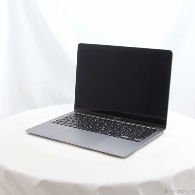 (中古)MacBook Air 13.3-inch Late 2020 MGN63J/A M1 8コアCPU_7コアGPU 8GB SSD256GB スペースグレイ (12.4 Monterey)(276-ud)