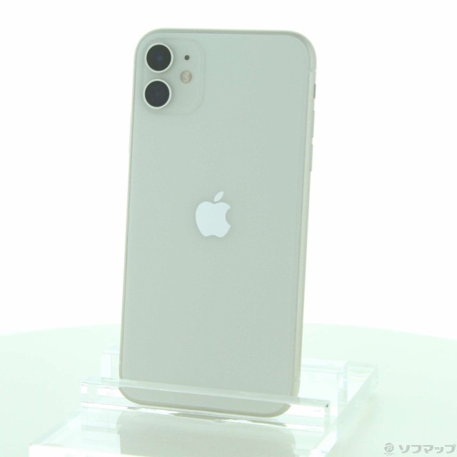 (中古)Apple iPhone11 128GB ホワイト MWM22J/A SIMフリー(258-ud)