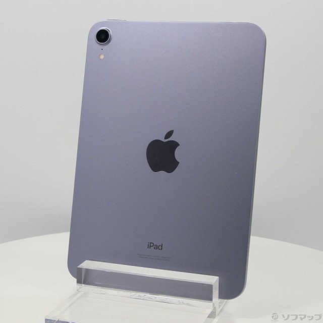 (中古)Apple iPad mini 第6世代 64GB パープル MK7R3J/A Wi-Fi(344-ud)