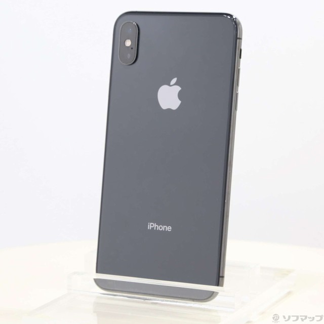 (中古)Apple iPhoneXS Max 256GB スペースグレイ MT6U2J/A SIMフリー(198-ud)