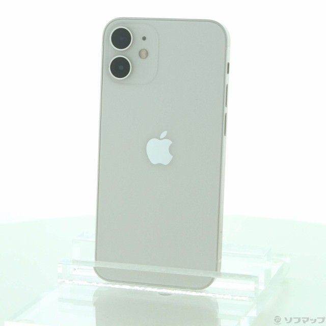 (中古)Apple iPhone12 mini 64GB ホワイト MGA63J/A SIMフリー(349-ud)