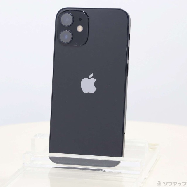 (中古)Apple iPhone12 mini 128GB ブラック MGDJ3J/A SIMフリー(368-ud)