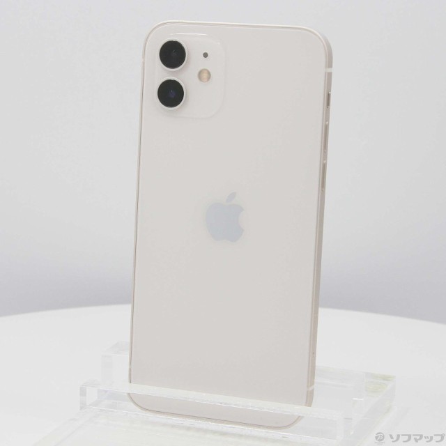 (中古)Apple iPhone12 64GB ホワイト MGHP3J/A SIMフリー(297-ud)