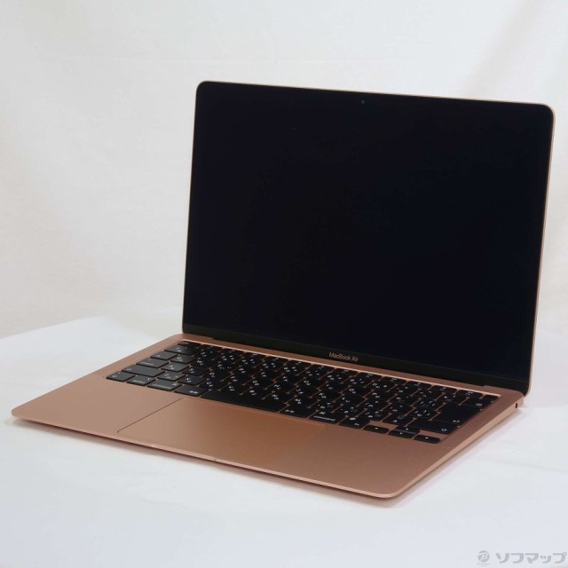 (中古)Apple MacBook Air 13.3-inch Late 2020 MGND3J/A Apple M1 8コアCPU_7コアGPU 8GB SSD256GB ゴールド (12.4 Monterey)(269-ud)