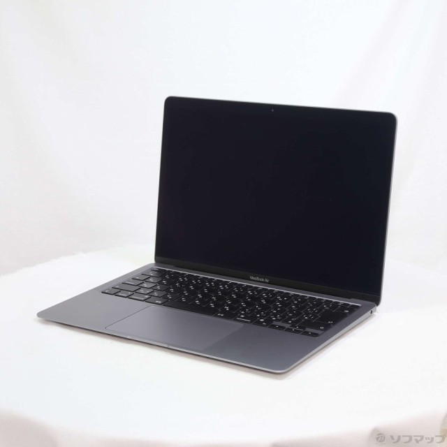 (中古)MacBook Air 13.3-inch Late 2020 MGN63J/A M1 8コアCPU_7コアGPU 8GB SSD256GB スペースグレイ (macOS v11.6.7)(295-ud)