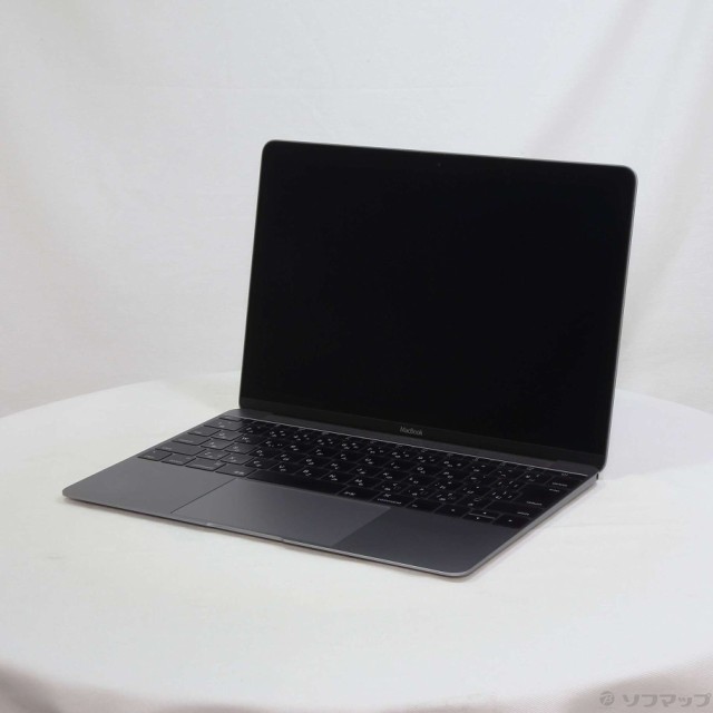 (中古)Apple MacBook 12-inch Early 2016 MLH72J/A Core_m3 1.1GHz 8GB SSD256GB スペースグレイ (10.15 Catalina)(297-ud)