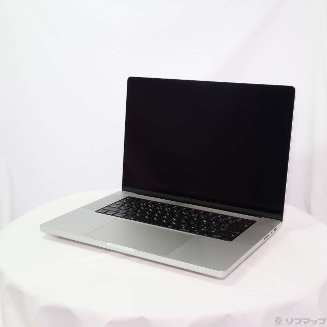 (中古)MacBook Pro 16.2-inch Late 2021 MK1F3J/A M1 Pro 10コアCPU_16コアGPU 16GB SSD1TB シルバー (12.4 Monterey)(276-ud)