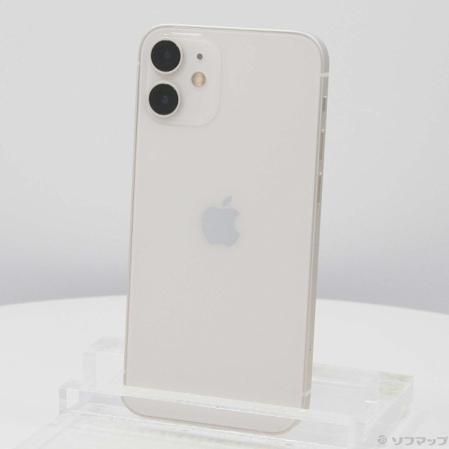 (中古)Apple iPhone12 mini 64GB ホワイト MGA63J/A SIMフリー(258-ud)