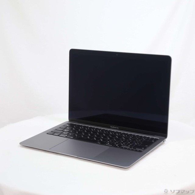 (中古)MacBook Air 13.3-inch Late 2020 MGN63J/A M1 8コアCPU_7コアGPU 8GB SSD256GB スペースグレイ (12.4 Monterey)(295-ud)