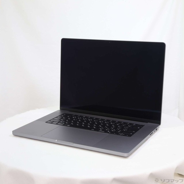 (中古)MacBook Pro 16.2-inch Late 2021 MK193J/A M1 Pro 10コアCPU_16コアGPU 16GB SSD1TB スペースグレイ (12.4 Monterey)(262-ud)