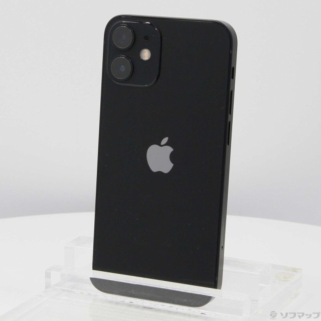 (中古)Apple iPhone12 mini 128GB ブラック MGDJ3J/A SIMフリー(262-ud)