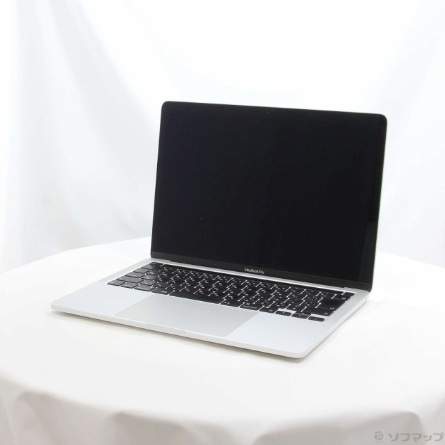 (中古)Apple MacBook Pro 13.3-inch Late 2020 MYDA2J/A Apple M1 8コアCPU_8コアGPU 8GB SSD256GB シルバー (12.4 Monterey)(276-ud)