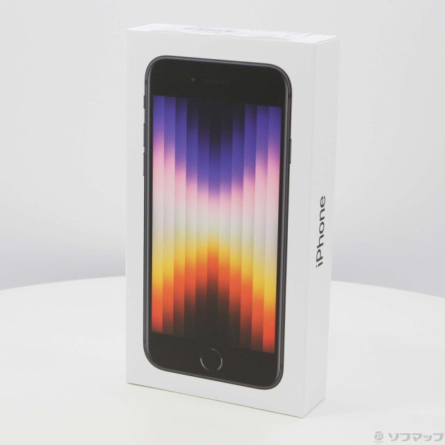 (中古)Apple iPhone SE 第3世代 128GB ミッドナイト MMYF3J/A SIMフリー(269-ud)