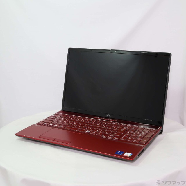 (中古)FUJITSU (展示品) LIFEBOOK AH53/F3 FMVA53F3R ガーネットレッド(297-ud)