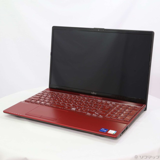 (中古)FUJITSU (展示品) LIFEBOOK AH53/F3 FMVA53F3R ガーネットレッド(381-ud)