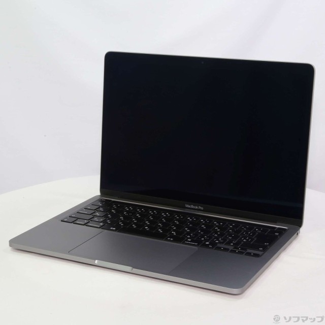 (中古)(展示品) MacBook Pro 13.3-inch Late 2020 MYD82J/A M1 8コアCPU_8コアGPU 8GB SSD256GB スペースグレイ (12.4 Monterey)(305-ud)