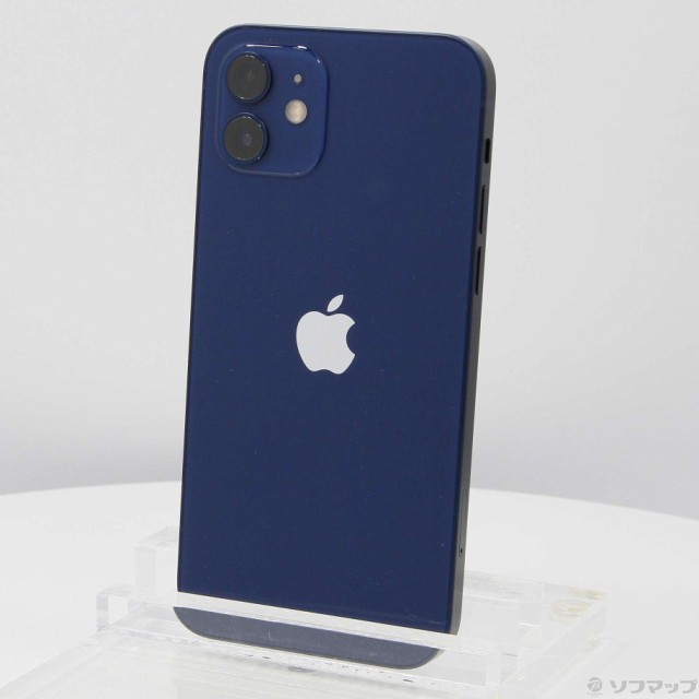 (中古)Apple iPhone12 128GB ブルー MGHX3J/A SIMフリー(262-ud)