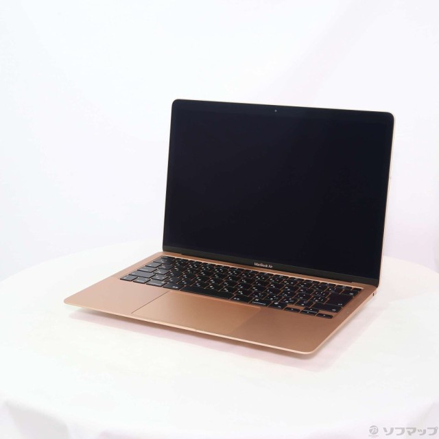 (中古)Apple MacBook Air 13.3-inch Late 2020 MGNE3J/A Apple M1 8コアCPU_8コアGPU 8GB SSD512GB ゴールド (12.4 Monterey)(297-ud)