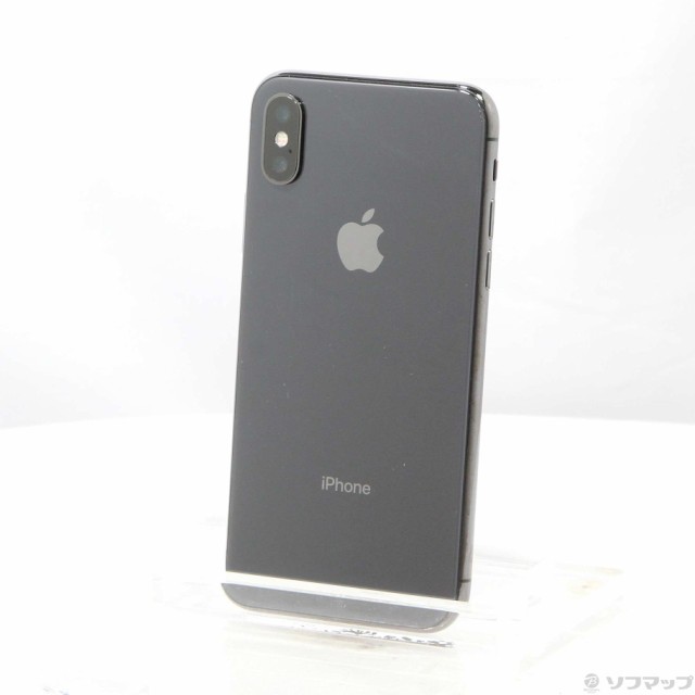 Apple iPhoneX 256GB スペースグレイ MQC12J/A SIMフリー(348-ud