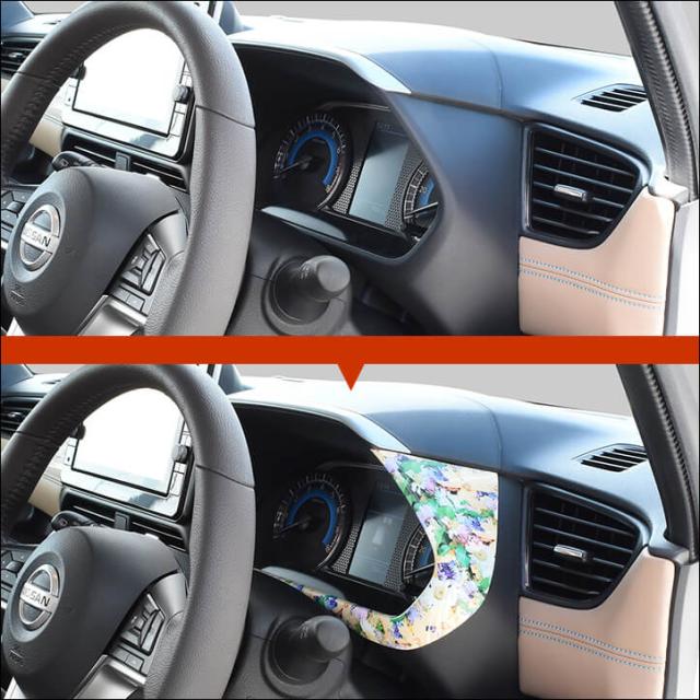 国内最安値 日産 ルークス 40系 Roox メーターパネル ブルーム パーツ カスタム 内装 インテリア アクセサリー オプション ドレスアップ 日本製 爆安プライス Olsonesq Com