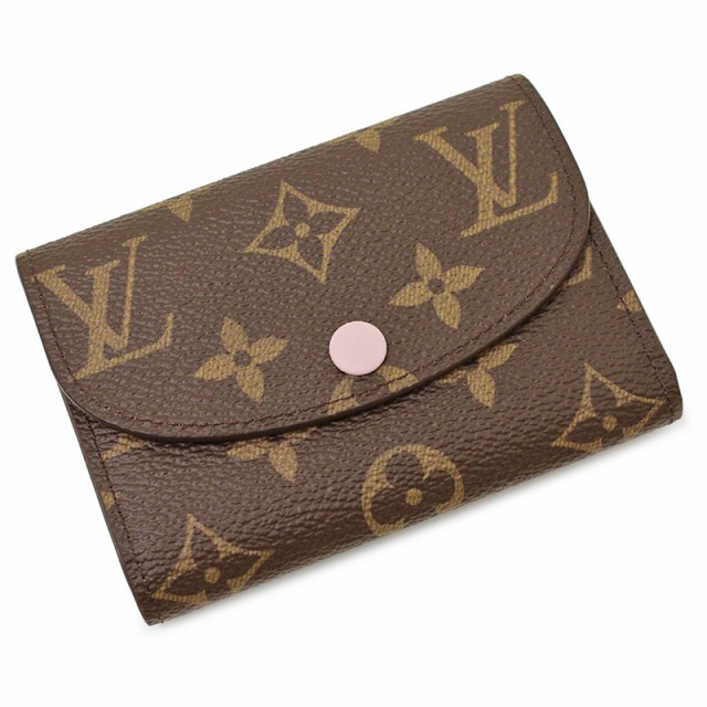 （新品・未使用品）ルイ ヴィトン LOUIS VUITTON ポルトモネ ロザリ 二つ折り財布 モノグラム キャンバス ローズ バレリーヌ ピンク M623