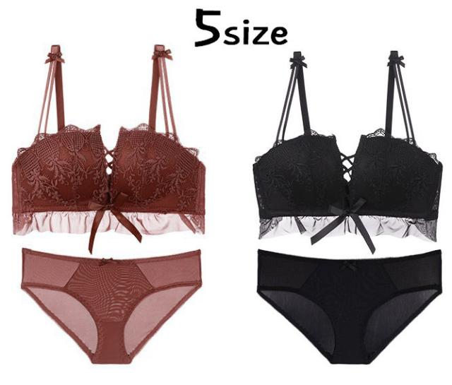 ブラジャー ショーツ セット 上下2点セット レディース インナー 下着 4分の3カップブラ スタンダード