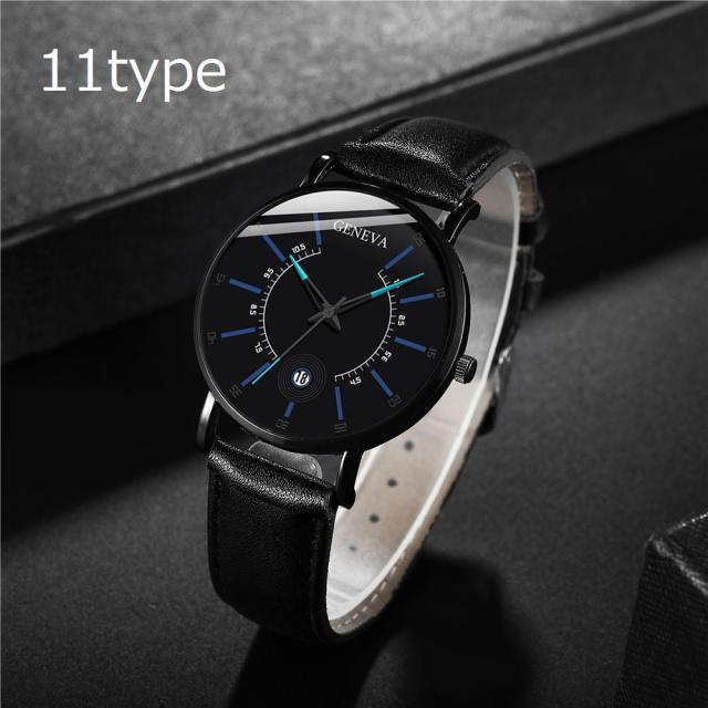 腕時計 時計 メンズ 男性 紳士 ウォッチ ビジネス フェイクレザー プレゼント ギフト 父の日 誕生日 おしゃれ カジュアル