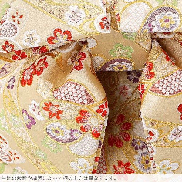 はメーカー∠ 七五三 白×赤×薄黄緑の花紋と熨斗目」女の子 四つ身着物に 7才 女児用 七の通販はau PAY マーケット - 京都きもの町|商品ロットナン 帯 7歳 ブランド 作り帯 Shikibu Roman 式部浪漫「ゴールド地 かれていま