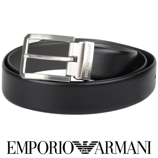 数量限定 エンポリオアルマーニ メンズベルト リバーシブル Emporio Armani ベルト メンズ ブラック グレー Y4s298 Ylq6e レビューで送料無料 Flixel Org