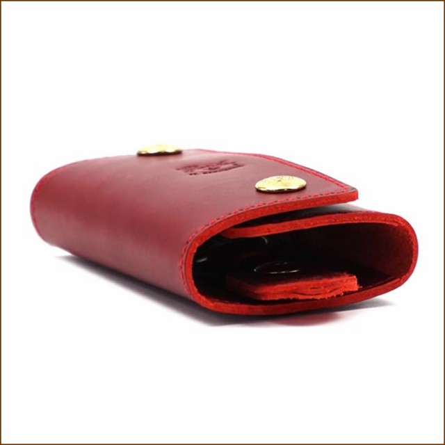 定番特価 イルビゾンテ 6連キーケース IL BISONTE キーホルダー メンズ レディース 本革 レッド C0966 134(245)の通販はau PAY マーケット - アイゲット|商品ロットナンバー:231946732 超激得安い